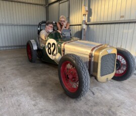 Where else could you want to sit to watch someone's onboard video of a hillclimb but in the car that it was filmed from.