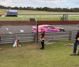 Michael and the team at Flag Post 0.1 for the Supercars Sandown event ion 2025