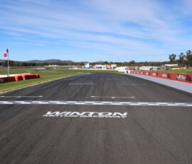 Thursday before Historic Winton, the track is quiet, some cars are arriving, and the madness is about to begin.
