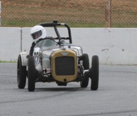 Only just holding on, check out the stresses on the outside front tyre!