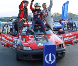 Mark Young Racing having just won the 4hr enduro
