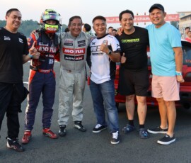Mark Young Racing posing for "The Aussie" and a few other cameras